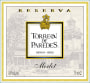 Torreon de Paredes Reserva Merlot 2012 Front Label