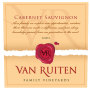 Van Ruiten Cabernet Sauvignon 2013 Front Label