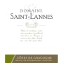 Dom. De Saint Lannes Cotes de Gascogne Blanc 2015 Front Label