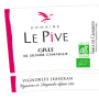 Domaine Le Pive Gris Rose 2015 Front Label