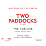 Two Paddocks Fusilier Pinot Noir 2014 Front Label