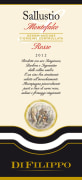 Di Filippo Montefalco Sallustio Rosso 2012 Front Label