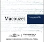 Vinisterra Macouzet Tempranillo 2015 Front Label