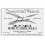 Trois Versants Muscadet 2015 Front Label