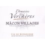 Domaine des Vercheres Macon Villages 2015 Front Label