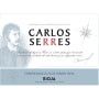 Carlos Serres Tempranillo 2014 Front Label