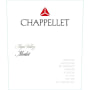 Chappellet Merlot 2012 Front Label