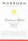 Warburn Premium Reserve Cabernet Merlot 2006 Front Label