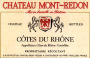 Chateau Mont-Redon Cotes du Rhone 1997 Front Label