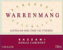 Warrenmang Bazzani Shiraz Cabernet 2010 Front Label