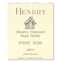 Hendry Pinot Noir 2013 Front Label