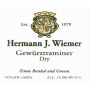 Hermann J. Wiemer Dry Gewurztraminer 2015 Front Label