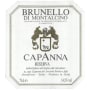 Capanna Brunello di Montalcino Riserva (1.5 Liter Magnum) 2010 Front Label