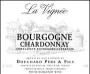 Bouchard Pere & Fils La Vignee Bourgogne Chardonnay 1998 Front Label
