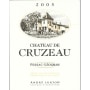 Chateau de Cruzeau  2005 Front Label