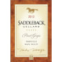 Saddleback Pinot Grigio 2013 Front Label