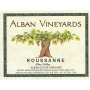 Alban Estate Roussanne 2014 Front Label