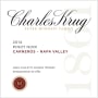 Charles Krug Carneros Pinot Noir 2014 Front Label