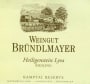Brundlmayer Heiligenstein Lyra Reserve Riesling 2014 Front Label