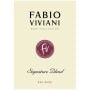 Fabio Viviani Signature Red Blend Front Label