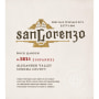 San Lorenzo Rock Garden Zinfandel 2014 Front Label