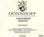 Donnhoff Leistenberg Riesling Trocken Tonschiefer 2014 Front Label