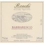 Ronchi Barbaresco 2013 Front Label