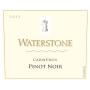 Waterstone Carneros Pinot Noir 2013 Front Label