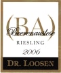 Dr. Loosen Riesling Beerenauslese 2006 Front Label