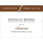 Ferraton Pere & Fils Cotes du Rhone Samorens Blanc 2015 Front Label