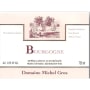 Domaine Michel Gros Bourgogne Rouge 2014 Front Label