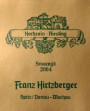 Weingut Franz Hirtzberger Hochrain Smaragd Riesling 2004 Front Label