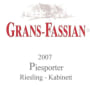 Grans-Fassian Piesporter Riesling Kabinett 2007 Front Label