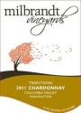 Milbrandt Traditions Chardonnay 2011 Front Label