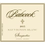 Babcock Simpatico Sauvignon Blanc 2015 Front Label