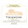 Domaine La Garrigue Vacqueyras 2014 Front Label