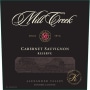 Mill Creek Reserve Cabernet Sauvignon 2012 Front Label
