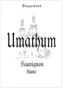 Umathum Sauvignon Blanc 2015 Front Label