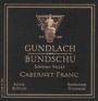 Gundlach Bundschu Rhinefarm Cabernet Franc 1997 Front Label