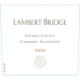 Lambert Bridge Cabernet Sauvignon 2010 Front Label