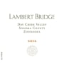 Lambert Bridge Dry Creek Zinfandel 2012 Front Label