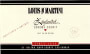 Louis Martini Zinfandel 1996 Front Label