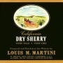 Louis Martini Dry Sherry Front Label