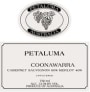 Petaluma Coonawarra Cabernet/Merlot 1998 Front Label