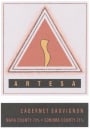 Artesa Napa County Sonoma County Cabernet Sauvignon 2004 Front Label