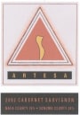 Artesa Napa County Sonoma County Cabernet Sauvignon 2002 Front Label