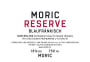 Moric Reserve Blaufrankisch 2012 Front Label