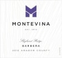 Montevina Skyland Ridge Barbera 2012 Front Label