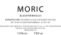 Moric Blaufrankisch 2012 Front Label