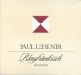 Paul Lehrner Gfanger Blaufrankisch 2009 Front Label